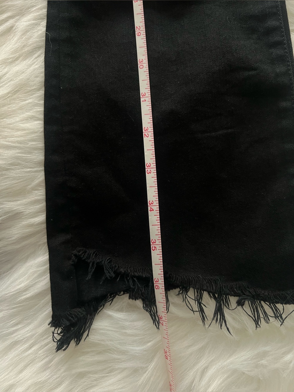 Mother Jeans The Insider Crop Two Step Fray Not Guilty (Black) | Women's Size 29 - Picture 9 of 9